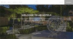 Desktop Screenshot of abhotels.co.uk