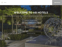 Tablet Screenshot of abhotels.co.uk